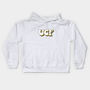 central florida groovy lettering Kids Hoodie